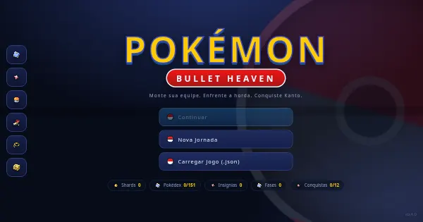 Screenshot of pokemon bullet heaven