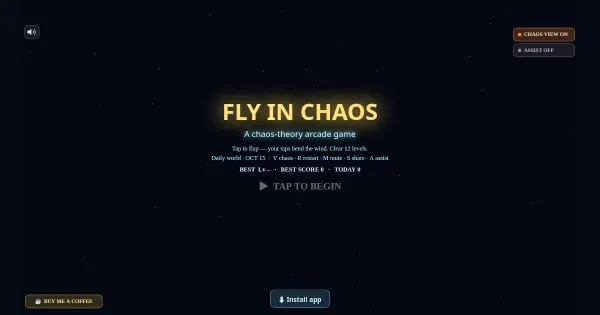 Screenshot of flyinchaos