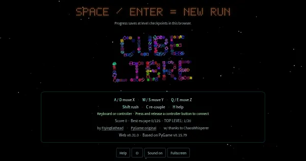 Screenshot of cube libre