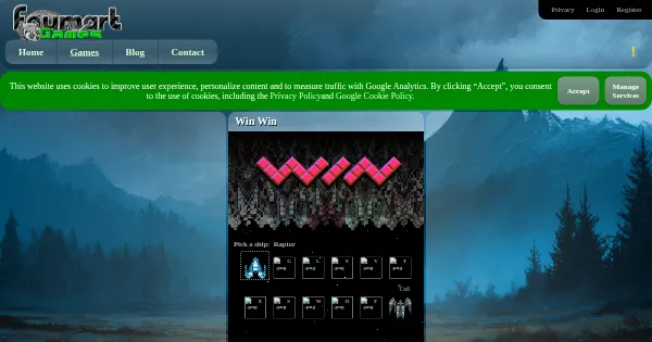 Screenshot of JS.13kGames.2020 WinWin