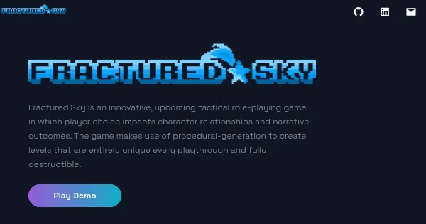 Screenshot of fracturedsky.github.io