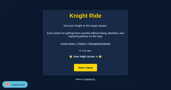 Screenshot of KnightRide