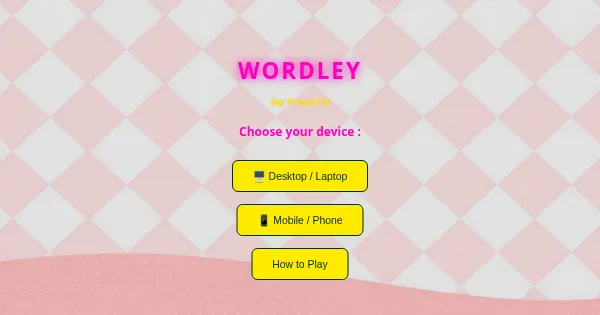 Screenshot of wordley by frianz13