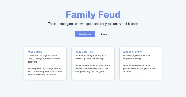 Screenshot of v0 a feud game