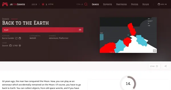 Screenshot of js13K2019