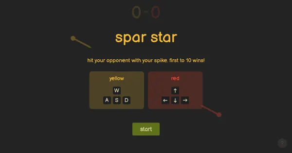 Screenshot of spar star