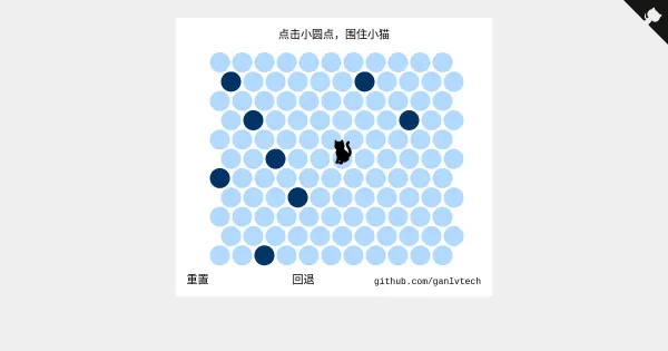 Screenshot of phaser catch the cat