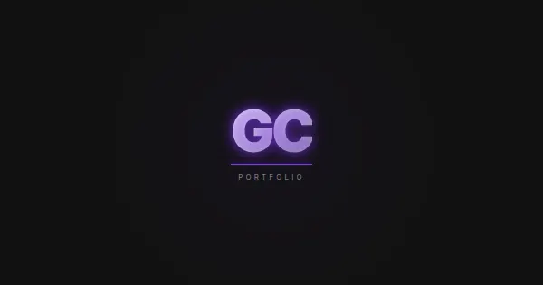 Screenshot of my portfolio