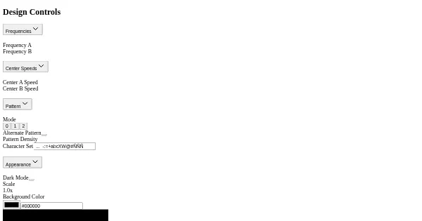 Screenshot of design tool