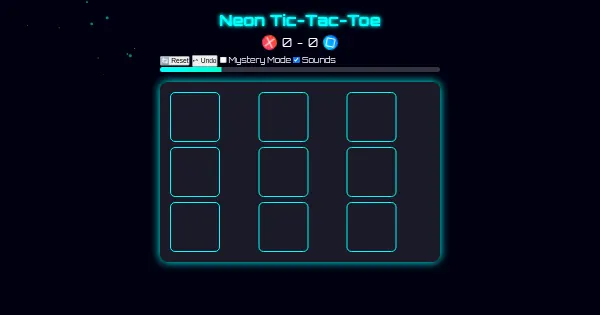 Screenshot of Tic Tac Toe game