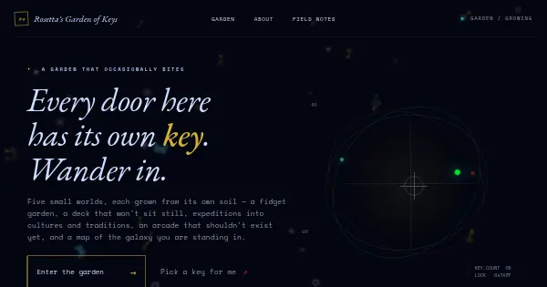 Screenshot of playground