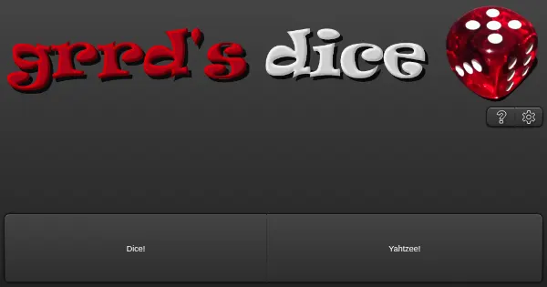 Screenshot of Dice