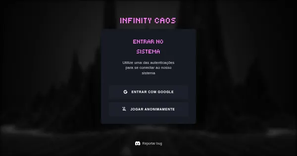 Screenshot of infinity caos game
