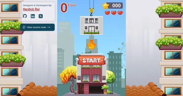 Screenshot of skyline builder
