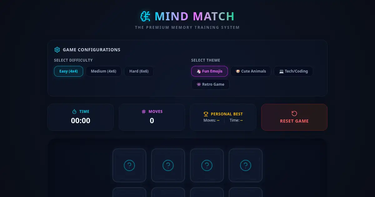Screenshot of Mind Game