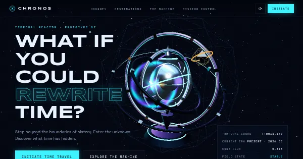Screenshot of Chronos
