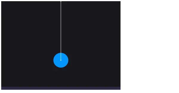 Screenshot of pendulum