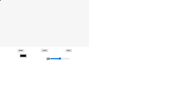 Screenshot of Drawing game