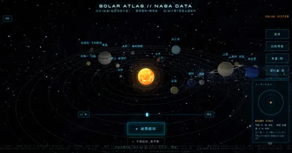 Screenshot of solar atlas gesture