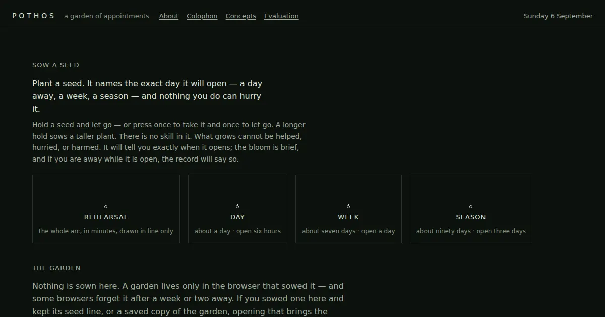 Screenshot of pothos