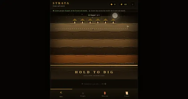 Screenshot of strata