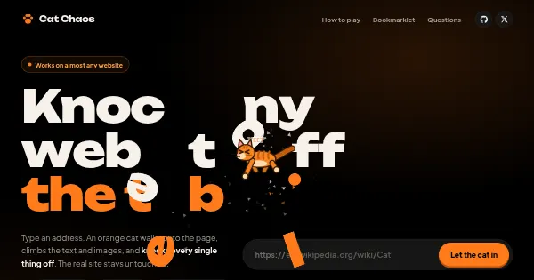 Screenshot of catchaos