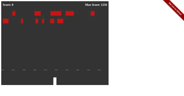Screenshot of Space Invader p5js