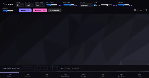 Screenshot of trigons lite