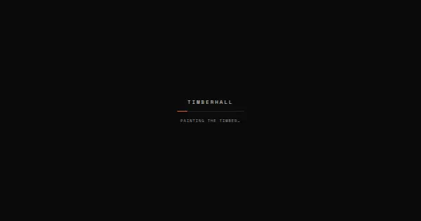 Screenshot of timberhall studio