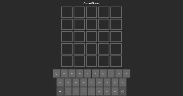Screenshot of greenblocks