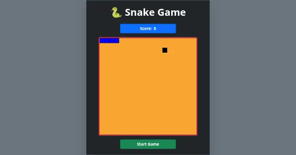 Screenshot of SnakeGame