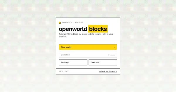 Screenshot of openworld blocks