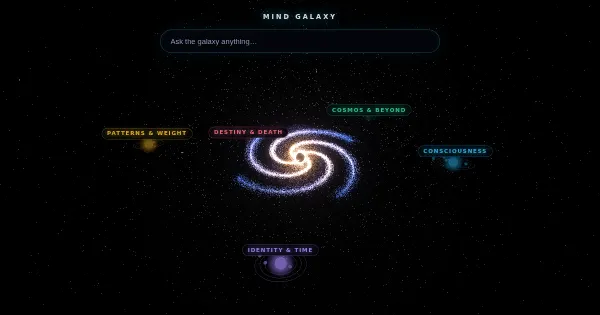 Screenshot of mind galaxy