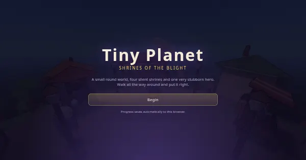 Screenshot of Tiny Planet Action RPG