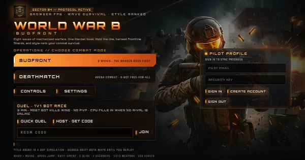 Screenshot of WWB