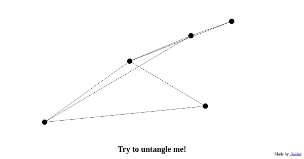 Screenshot of JS Tangle Game