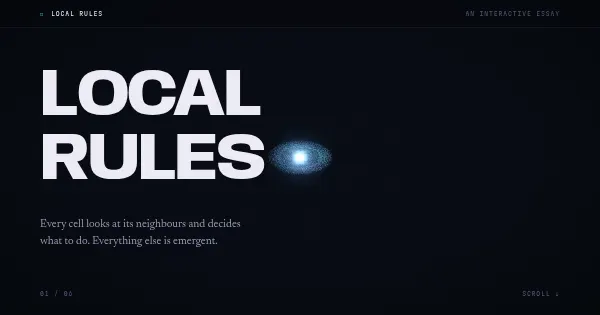 Screenshot of local rules