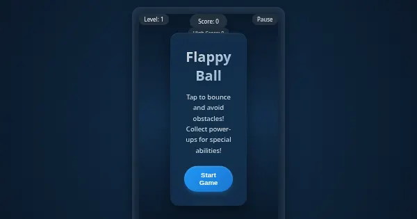 Screenshot of Flappy Ball