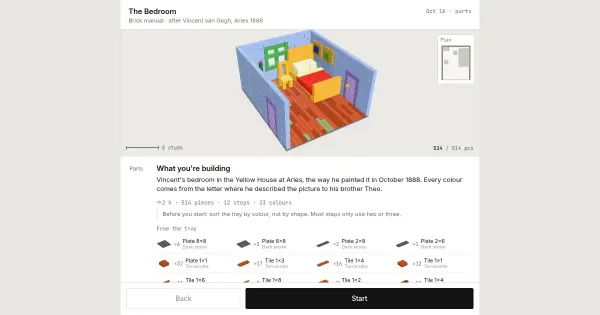Screenshot of bedroom bricks