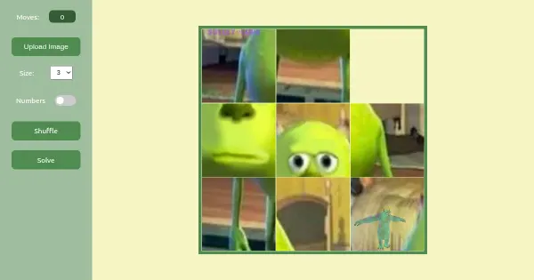 Screenshot of slidingpuzzle