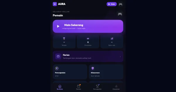 Screenshot of Aura Square