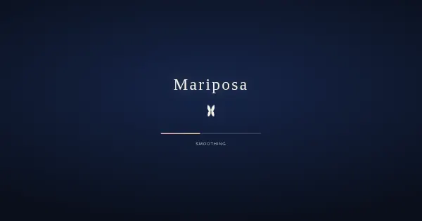 Screenshot of mariposa
