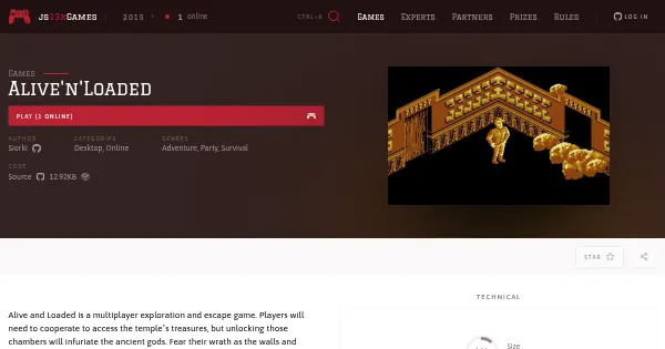 Screenshot of alivenloaded