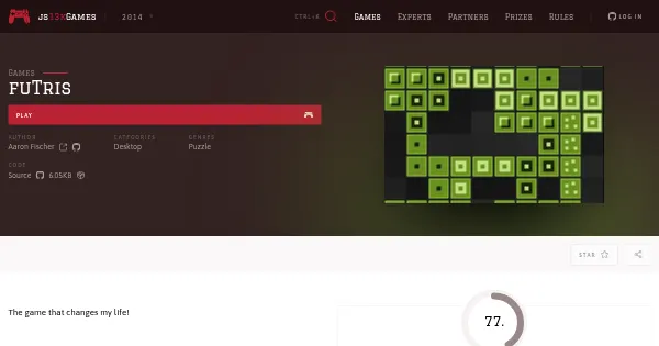 Screenshot of futris