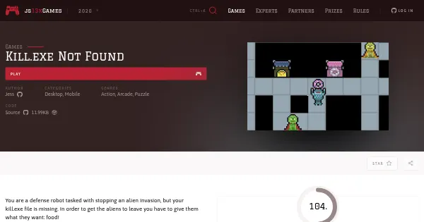 Screenshot of killexe not found