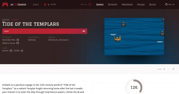 Screenshot of tide of the templars