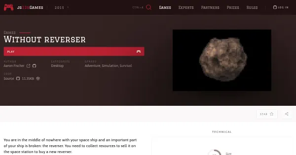 Screenshot of without reverser