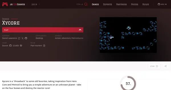 Screenshot of xycore