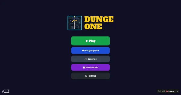 Screenshot of Dungeone