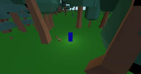 Screenshot of forest run vibe